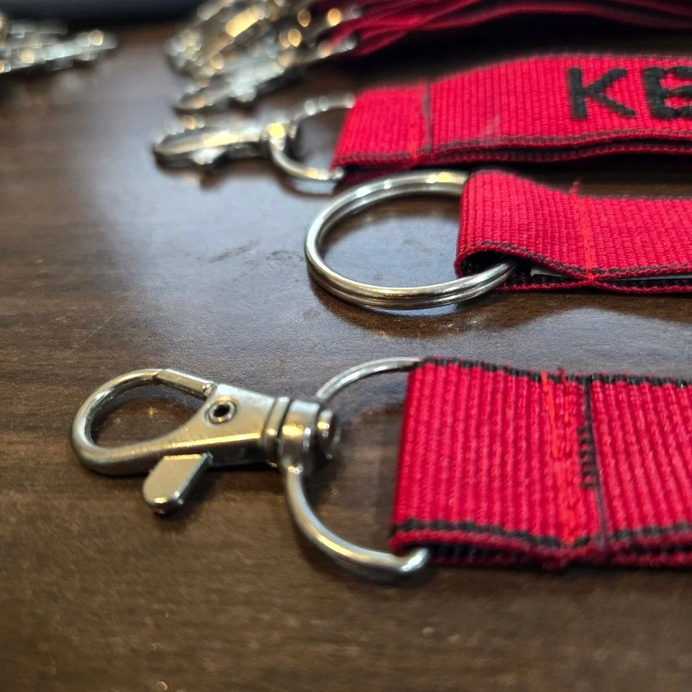 Kenner Keychain Embroidered Double Sided Keyring Fob